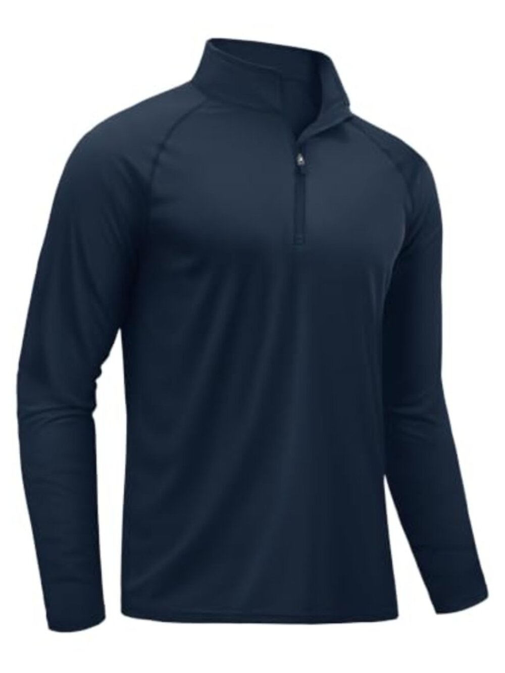 Men's Long Sleeve Rash Guard Swim Shirt UPF 50+ 1/4 Zip Athletic